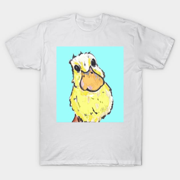 Little duckling Face T-Shirt by drknice